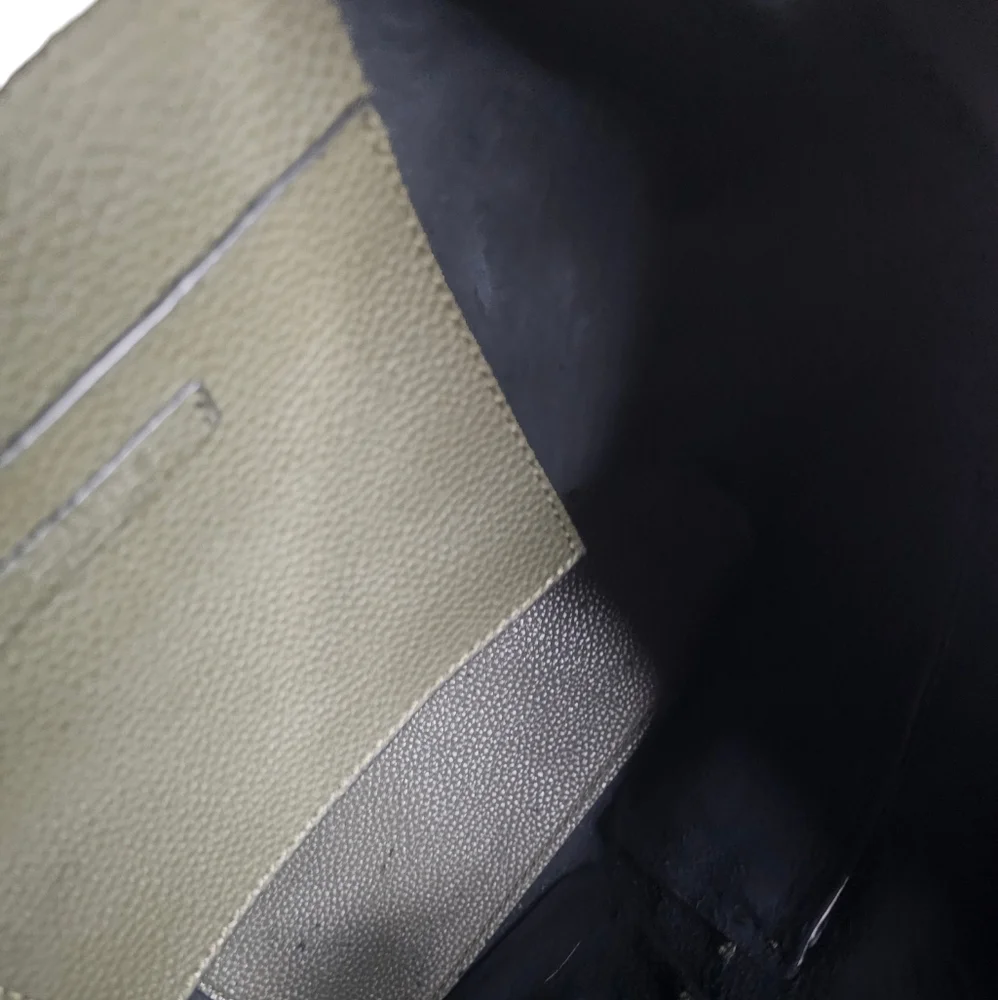 Zara women's green/black two pockets backpack